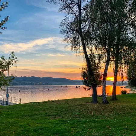 Seeblick-Oase Istayunixi Seenaehe-Sauna-Balkon-Netflix-Parkplatz Ohningen Esterno foto
